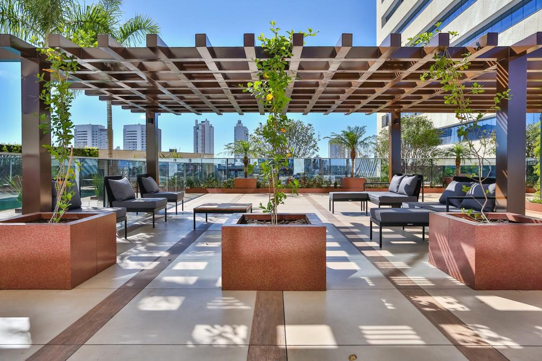 Hotel Clarion Goiânia Orion Extérieur photo Rooftop garden