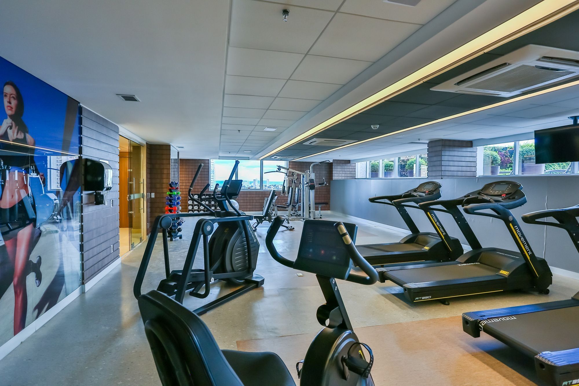 Hotel Clarion Goiânia Orion Extérieur photo The gym at the hotel